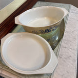 Vintage 'Homestead' Covered Casserole Dish by Pyrex