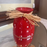 White Polka Dot Vase