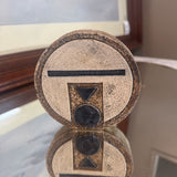 MCM Round Wheel Pottery Vase by Troika made in England