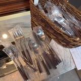 'Wood Accent' Teak MCM Flatware by Dansk