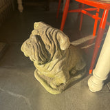 Concrete Bulldog Statue