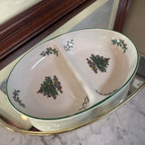 Christmas Tree Divided Dish by Spode