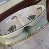 Christmas Tree Divided Dish by Spode