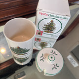 2 pc Christmas Tree Condiment Dish by Spode