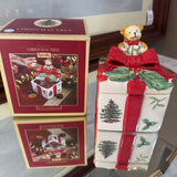 Christmas Tree Bear Covered Box by Spode