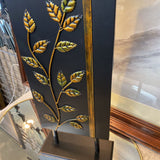 Bronze Embellished Leaf Art Stand