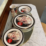 4 pcs Set of CocaCola Retro Dishware