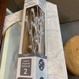 Silver LED Branches - 2 pack