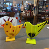 Glass Bird on Wire Stand by Glassfire Jewelry