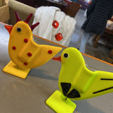 Glass Bird on Wire Stand by Glassfire Jewelry