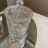 Crystal Candy Jar w/Lid
