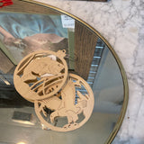 Wood Cutout Eagle or Salmon Ornament