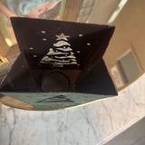 Metal Christmas Tree Candle Holder