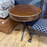 Round Occasional Table w/Drawer