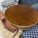 Round Occasional Table w/Drawer