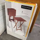 4 TV Tray Set w/Holder