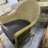 Wicker Chair w/Cushion