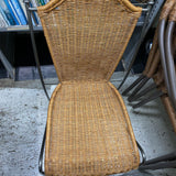 Wicker Chair w/Metal Legs