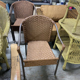 Outdoor Chair with Metal Arms