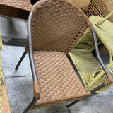 Outdoor Chair with Metal Arms