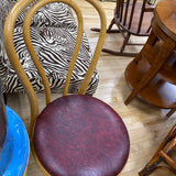 Bentwood Chair w/Red Seat