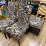 Animal Print Dining Chair