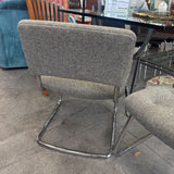 Vintage Cantilever Desk Chair - Upholstered