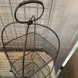 2 Tier Metal Basket Stand