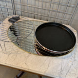 12" Microwave Pan w/2 Racks 3pcs