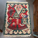 Hand-Knotted Oushak Rug
