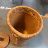 Birchwood Bark Lidded Container