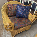 Wicker Chair w Cushions