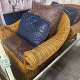 Wicker Chair w Cushions