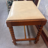Leather Stool/Bench