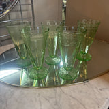 Uranium Goblets - Cloverleaf pattern