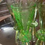 Uranium Goblets - Cloverleaf pattern