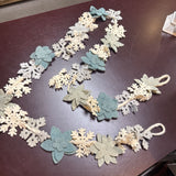 Felt Snowflake Garland