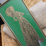 "The Lace Lady" Brass Rubbing