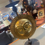 Sun Face Taper Candle Holder