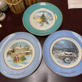 Christmas Plate Series made for Avon by Enoch Wedgwood