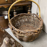 Large Twig Basket w/Handle