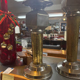 Brass and Metal Chunky Candlestick