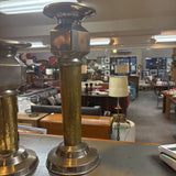 Brass and Metal Chunky Candlestick