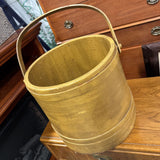 Vintage Wooden Sugar Bucket w Handle