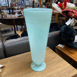 Frosted Pedestal Vase