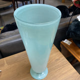 Frosted Pedestal Vase