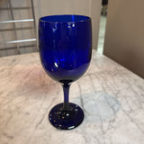 Libbey Cobalt Wine Glass