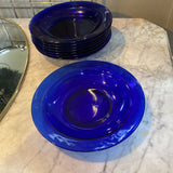 Colbalt Blue Rim Bowls