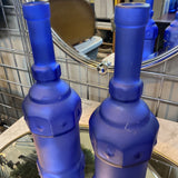 Colbalt Blue Vase - Frosted