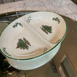 Christmas Divided Serving Dish